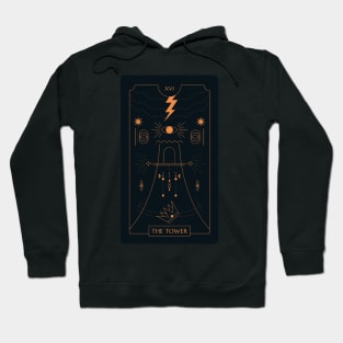 The Tower Tarot Card Hoodie